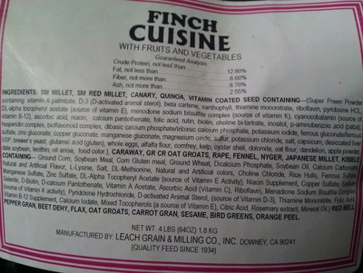 The ingredients.