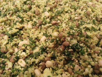 chopped kale, broccoli, sprouted mung beans, couscous, dried egg food and AviVtia Gold.jpg