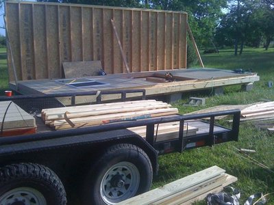 floor and one wall up!