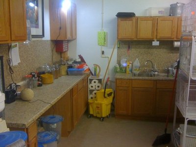 work and kitchen area!