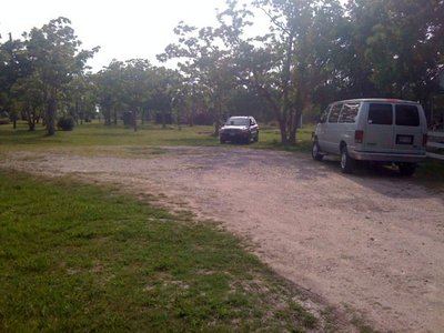looking towards the back of the property!